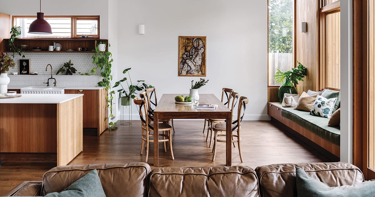 Enduring House featuring Havwoods PurePlank timber flooring